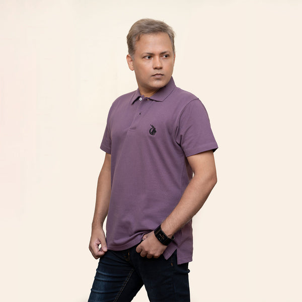 Viola Purple Basic Polo