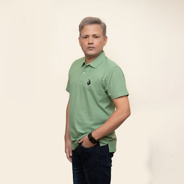 Summer Green Basic Polo